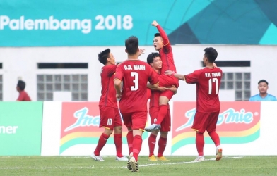 BXH ASIAD 2018 mới nhất: U23 Việt Nam gặp đối thủ bất ngờ