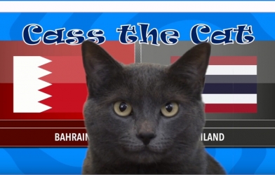 Mèo tiên tri dự đoán kết quả Thái Lan vs Bahrain