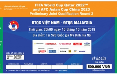 Hướng dẫn mua vé trận Việt Nam vs Malaysia tại Vòng loại World Cup 2022