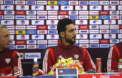 Cầu thủ UAE: 'Chúc ĐT Việt Nam may mắn khi gặp chúng tôi'