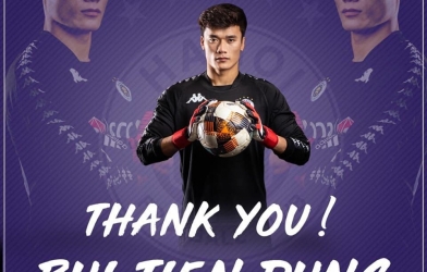 Thủ môn Bùi Tiến Dũng nói gì sau khi chia tay Hà Nội FC?