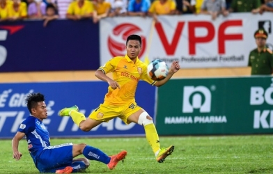 Nam Định thắng nghẹt thở Quảng Nam tại Thiên Trường