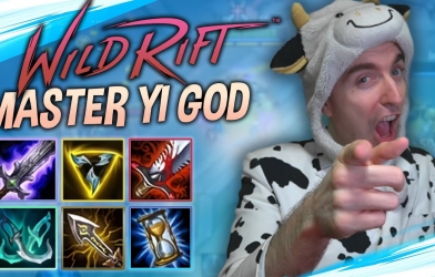 Cowsep chơi Master Yi thế nào trên LMHT Tốc Chiến?