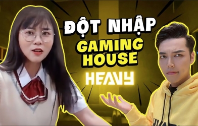MisThy 'đột nhập' gaming house của team Free Fire Heavy