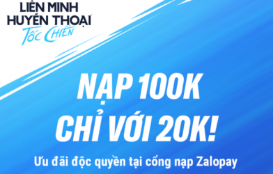 VNG ra mắt sự kiện 'Nạp lần đầu' trong LMHT Tốc Chiến