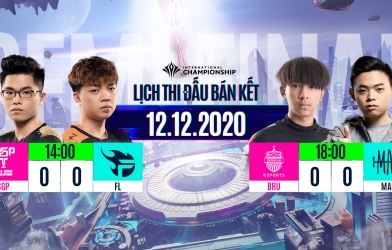 Lịch thi đấu AIC 2020 Liên Quân Mobile hôm nay 12/12