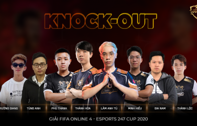 Lịch thi đấu vòng knockout FIFA Online 4 Esports 247 Cup