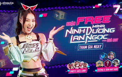 Ninh Dương Lan Ngọc xuất hiện 'hút hồn' trong Liên Quân Mobile