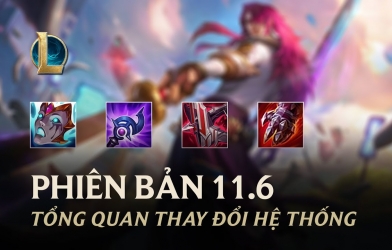 Tổng quan bản cập nhật 11.6 trong LMHT
