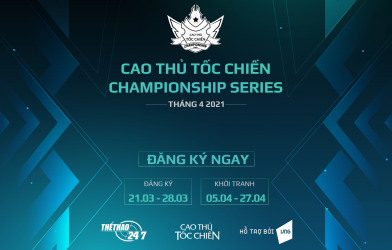 Chính thức ra mắt hệ thống giải đấu Cao Thủ Tốc Chiến Championship Series (CCS)