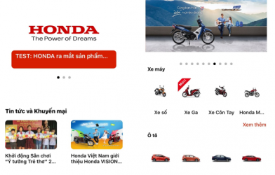 Ứng dụng My Honda+ của Honda Việt Nam chính thức đi vào sử dụng- Mang tiện ích trên từng trải nghiệm lái 