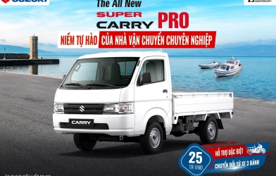 5 lý do khiến “Vua xe tải nhẹ' Super Carry Pro của Suzuki là sự lựa chọn hàng đầu của nhiều khách hàng