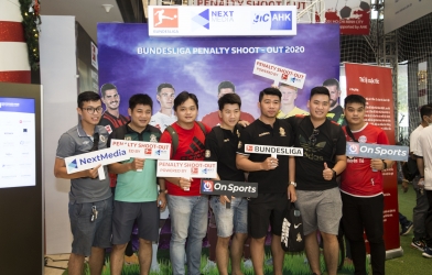 Không khí sôi động tại cuộc thi Bundesliga Penalty Shoot-out do Next Media và AHK tổ chức