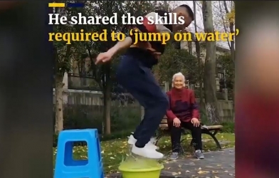 VIDEO: Chàng thanh niên gây sốt cộng đồng võ thuật với tuyệt kỹ khinh công đỉnh cao