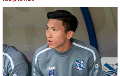 Báo Hà Lan: 'Heerenveen cần sớm ra quyết định với Văn Hậu'