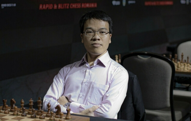 Kỳ thủ Lê Quang Liêm tiếc nuối khi 2 lần thua trước Vua cờ