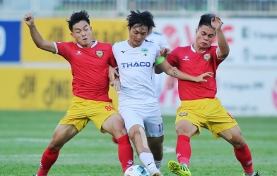 HAGL chấm dứt mạch trận bất bại của Hồng Lĩnh Hà Tĩnh