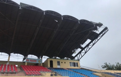 Cơn bão số 9 khiến CLB Quảng Nam chịu thiệt hại nặng nề