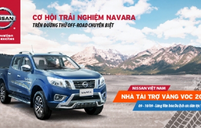 Nissan là nhà tài trợ Vàng lần thứ 3 liên tiếp của Giải đua xe ô tô địa hình Việt Nam 2017