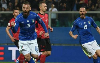 Video bàn thắng: Italia 2-0 Albania (VL World Cup 2018)