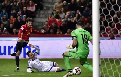 Video bàn thắng: Tây Ban Nha 4-1 Israel (VL World Cup 2018)