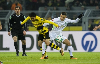 Highlights: Dortmund 1-2 Werder Bremen(Vòng 15 - Bundesliga)