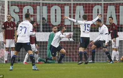 Highlights: AC Milan 0-2 Atalanta (Vòng 18 - Serie A)