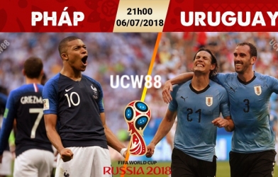 Soi kèo World Cup 2018 Pháp vs Uruguay, 21h00 ngày 6/7