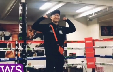 VIDEO Thần đồng Nhật Bản thăm đại bản doanh Floyd Mayweather