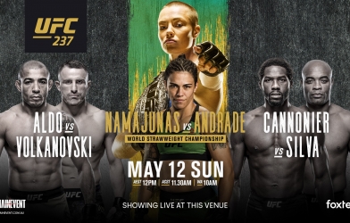 TRỰC TIẾP UFC 237: Các huyền thoại Brazil xuất trận