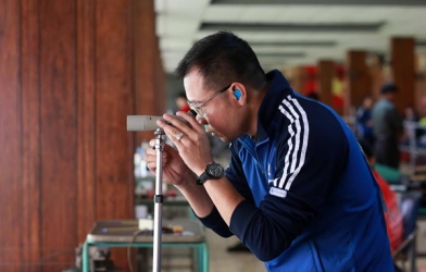 Hoàng Xuân Vinh đoạt HCV trong ngày khai mạc Cúp Bắn súng QG