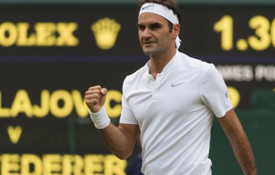 Kết quả tứ kết Wimbledon 2017: Federer thắng tốc hành