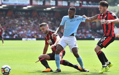 Man City vất vả giành 3 điểm trên sân Bournemouth