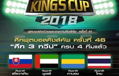 Lịch thi đấu, kết quả King's Cup 2018 (22-25/3/2018)