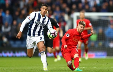 Bị dẫn 2 bàn, West Brom vẫn khiến Liverpool vuột 3 điểm