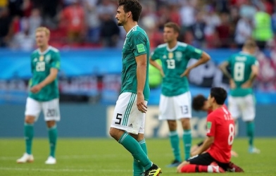 Đức trở thành cựu vương sau trận thua sốc trước Hàn Quốc