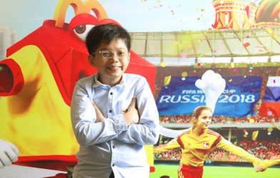 HOT: Cậu bé Việt Nam ra sân ở chung kết World Cup 2018