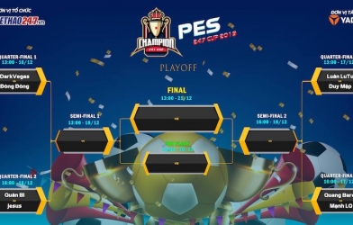 Xác định 8 game thủ lọt vào tứ kết PES 247 Cup