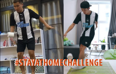 Youtuber triệu view Đỗ Kim Phúc và nhà vô địch Tungage tham gia trào lưu 'Đập tan buồn chán' trong giới túc cầu