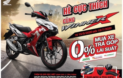Honda Việt Nam ưu đãi lớn cho khách hàng mua xe WINNER X