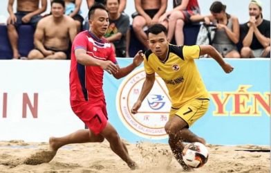 Khởi tranh Giải bóng đá bãi biển tứ hùng Thuận An mở rộng tranh cúp Gia Việt