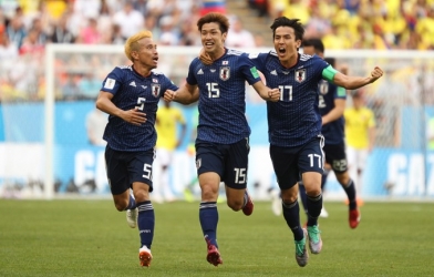 Nhật Bản đi vào lịch sử với trận thắng thuyết phục Colombia