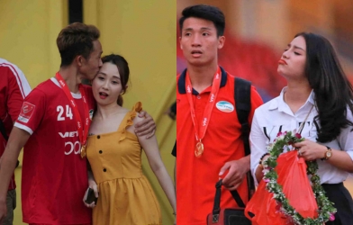 Tiến Dũng ăn mừng chức vô địch bên bạn gái và gia đình