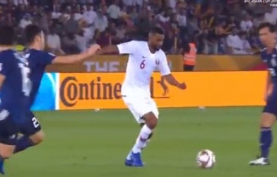 VIDEO: Qatar ghi siêu phẩm thứ 2 đốt cháy lưới Nhật Bản
