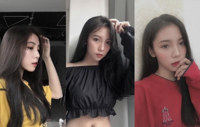 Cận cảnh nhan sắc làm xiêu lòng cộng đồng mạng của bạn gái Trần Danh Trung