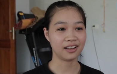 Em gái Công Phượng suýt khóc khi chúc anh trai thành công trên đất Pháp