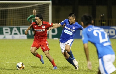 Quảng Ninh đánh rơi chiến thắng đáng tiếc với 2 siêu phẩm vào lưới Sài Gòn