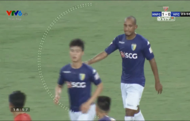 VIDEO: Cựu tiền đạo PSG mở tỷ số (Hà Nội 1-0 Hải Phòng)