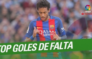 Top siêu phẩm sút phạt La Liga mùa 2016/17: Messi vs Neymar