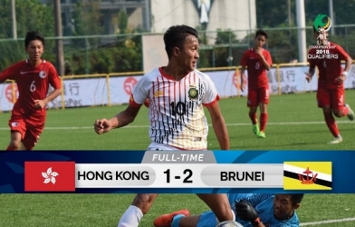 Highlights: U16 Hồng Kông 1-2 U16 Brunei